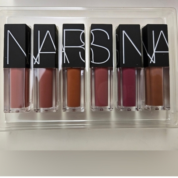 NARS Narsissist Velvet Lip Glide Set: Wanted (6 Pink & Brown Hues), .12ozx6, NIB - Picture 2 of 7